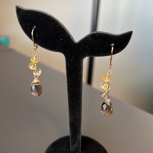 Hand-made chandelier earrings